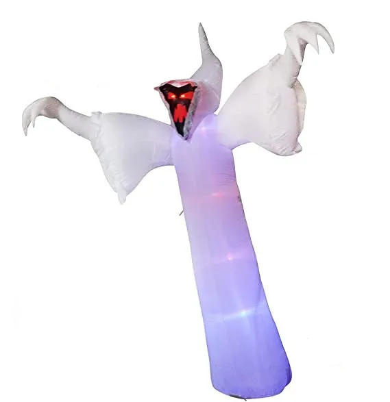 12 FT Tall Halloween Inflatable Narrow face Ghost