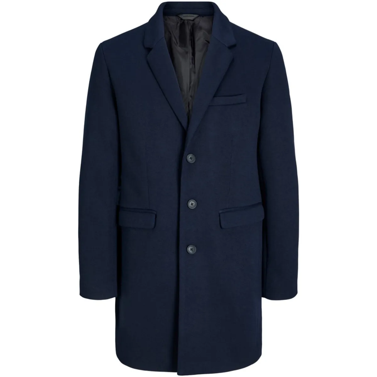 12212207 JJEKNITTED MARCO COAT NAVY BLAZER