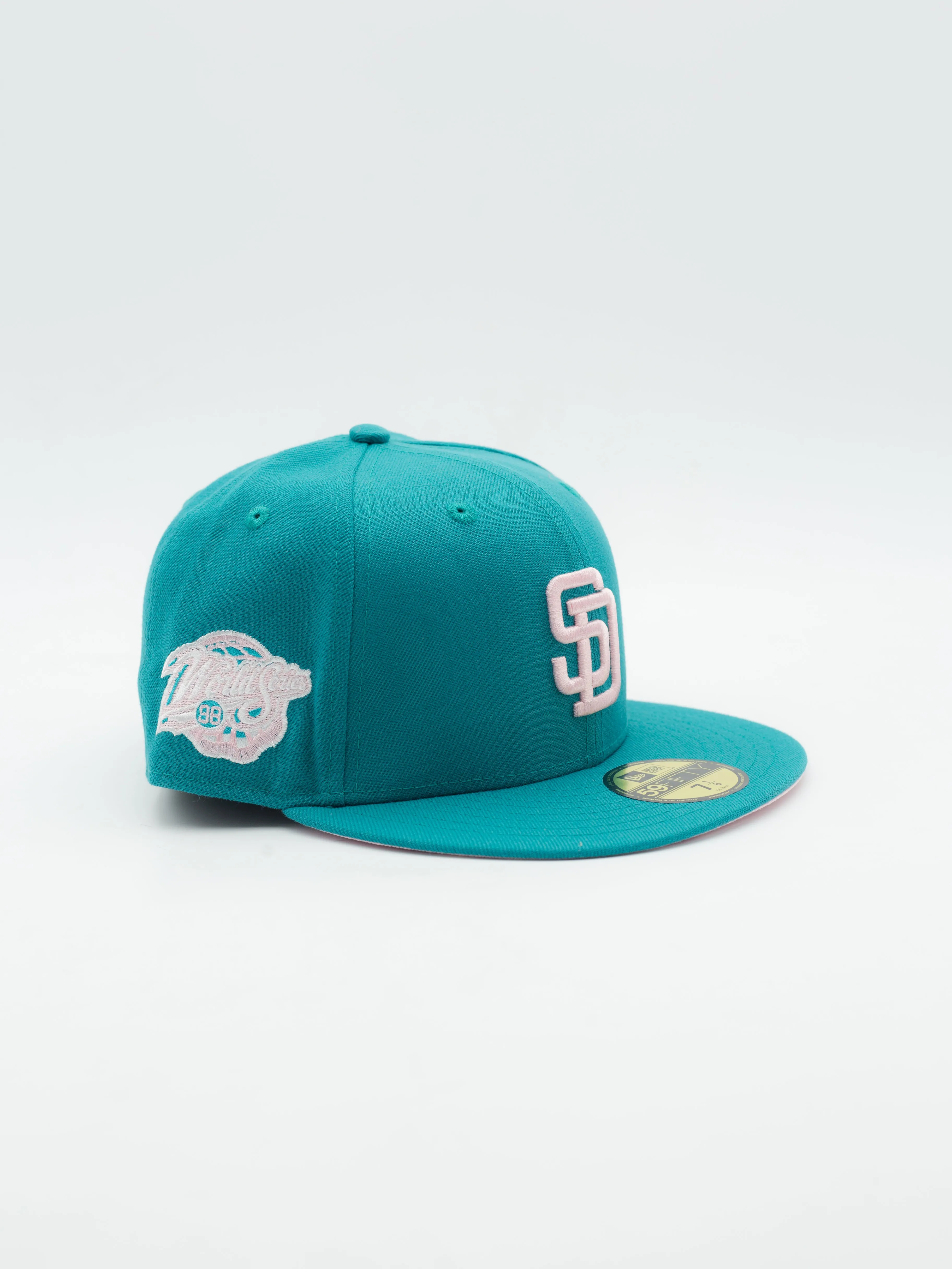 59Fifty San Diego Padres Turquoise Side Patch