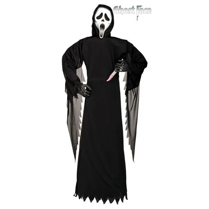 6' Ghost Face Figure with Knife