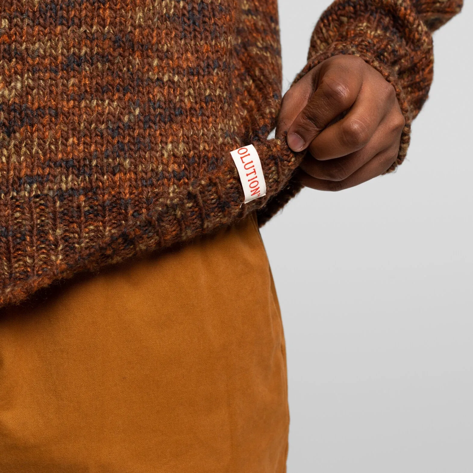 6528 SWEATER DARK BROWN
