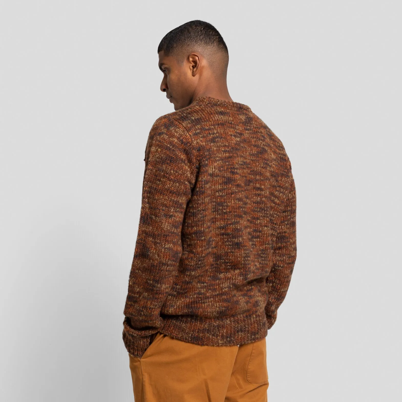 6528 SWEATER DARK BROWN
