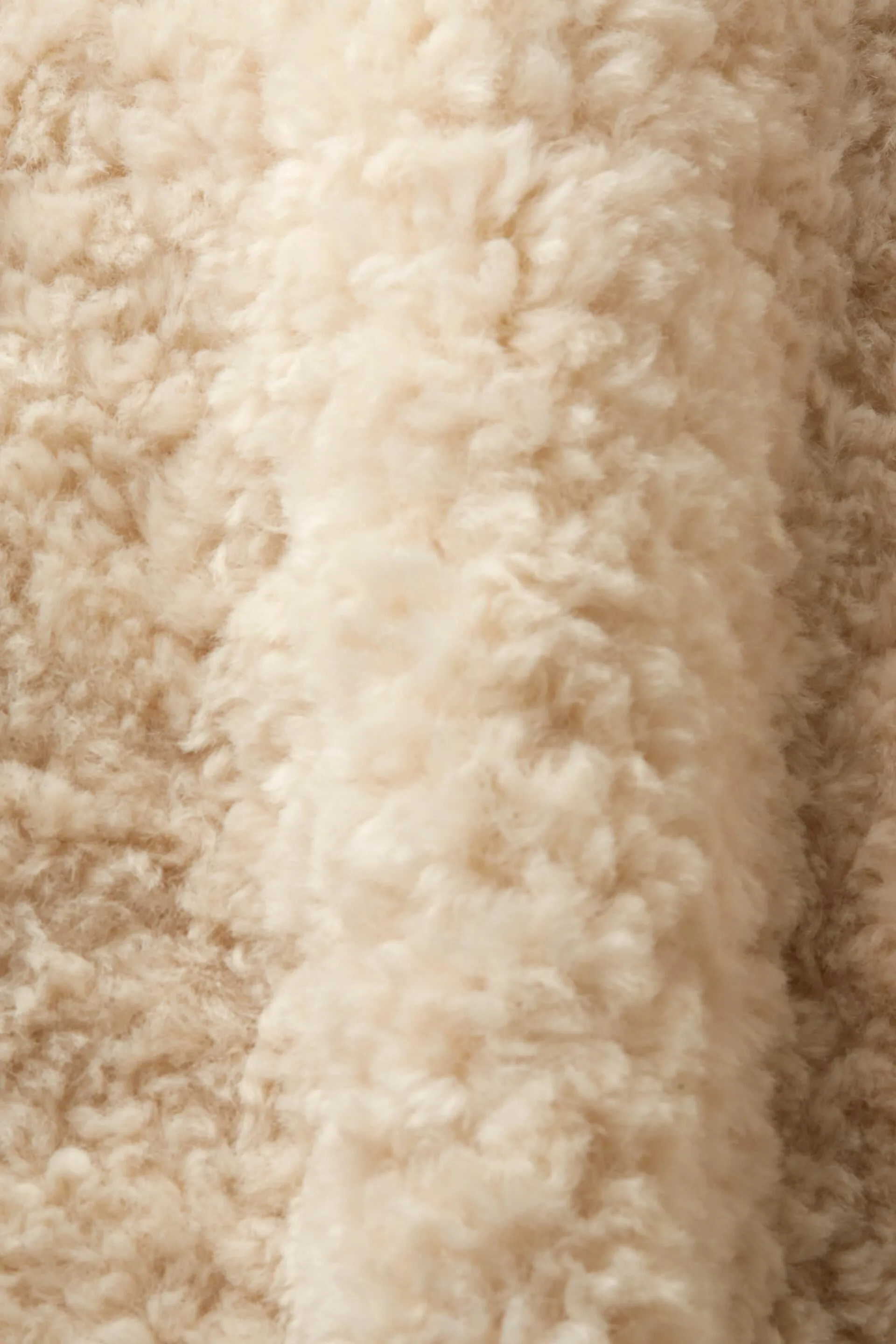 Abrigo de sherpa reversible