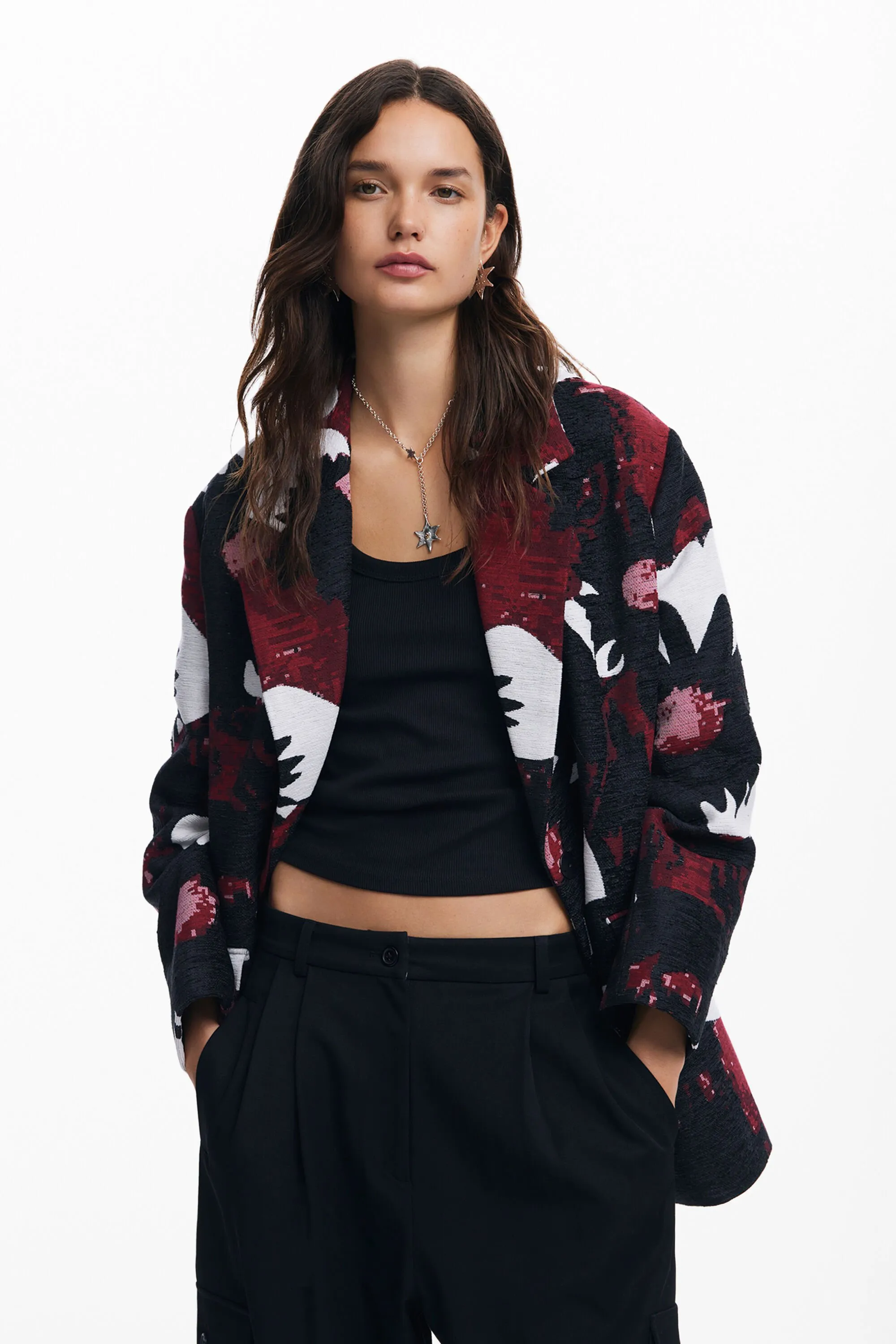 Abrigo floral M. Christian Lacroix