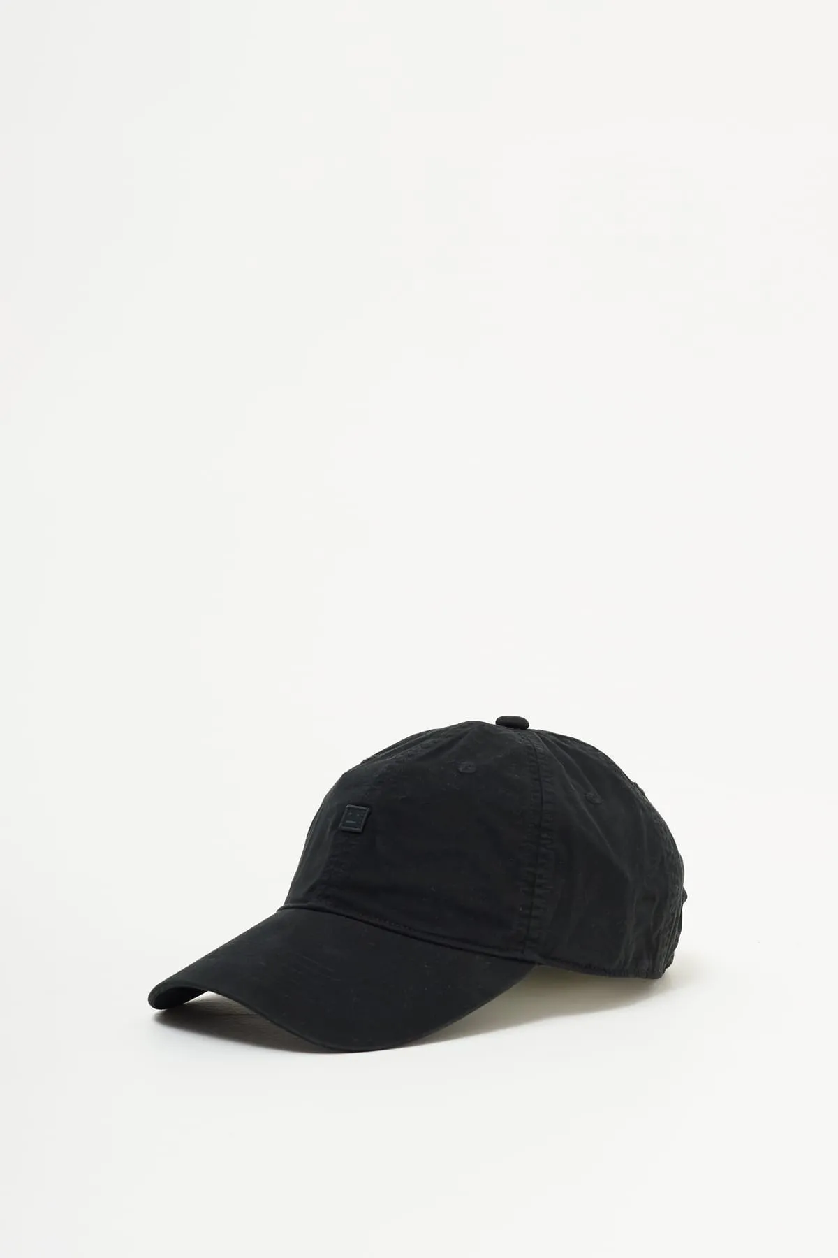 ACNE STUDIOS BLACK FACE PATCH CAP