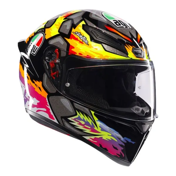 AGV K1 S Replica Bezzecchi 2023 + Kit Bluetooth Lokui K30 