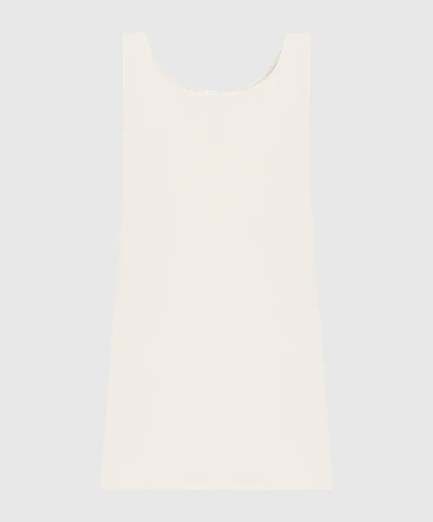 Allude Beige silk top