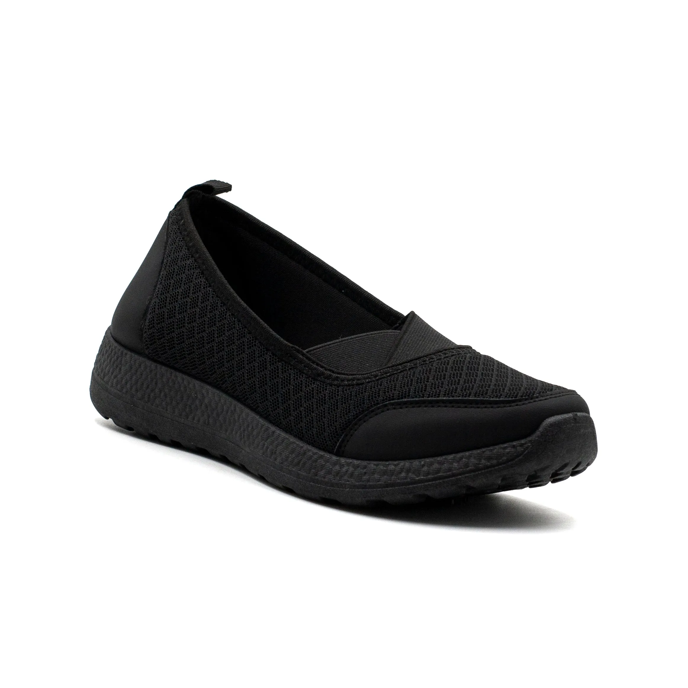 Alquimia zapatilla mujer con elastico color Negro