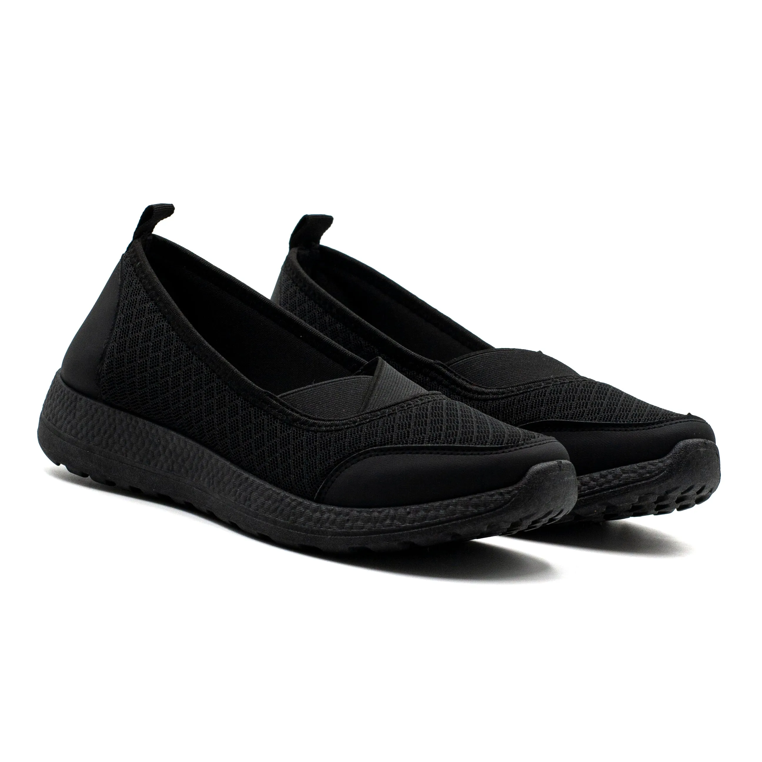 Alquimia zapatilla mujer con elastico color Negro