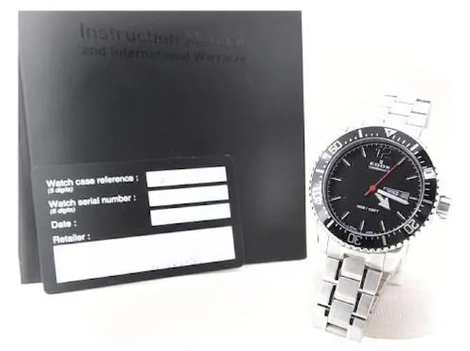 & Other Stories Reloj Edox Chronorally S Day Date 84300 para hombre en excelente estado Negro 