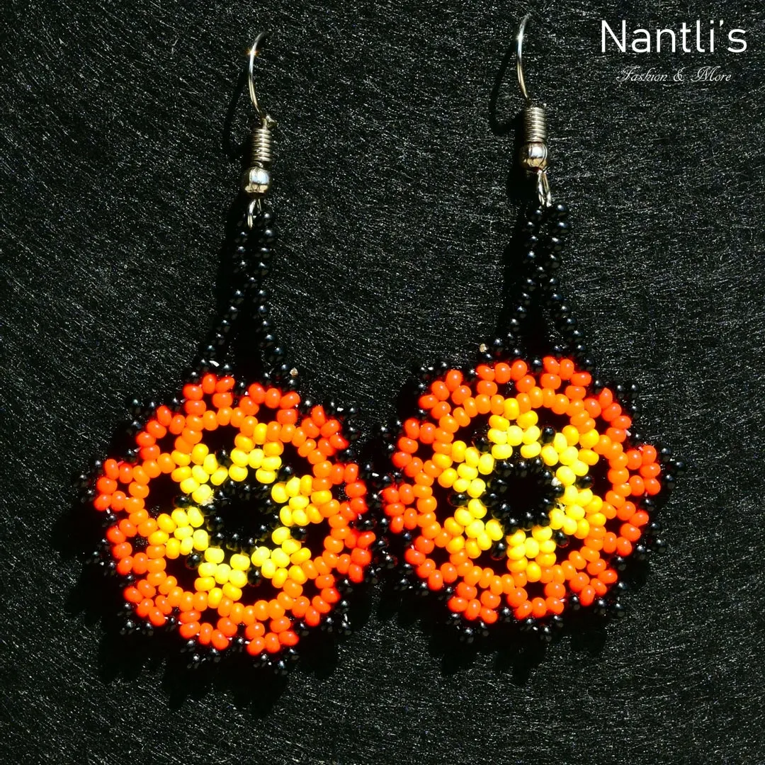 ARETES DE CHAQUIRA  TM081807 BEADED EARRINGS