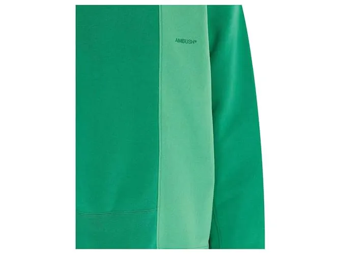 Autre Marque Bloque de color Felpa Verde 