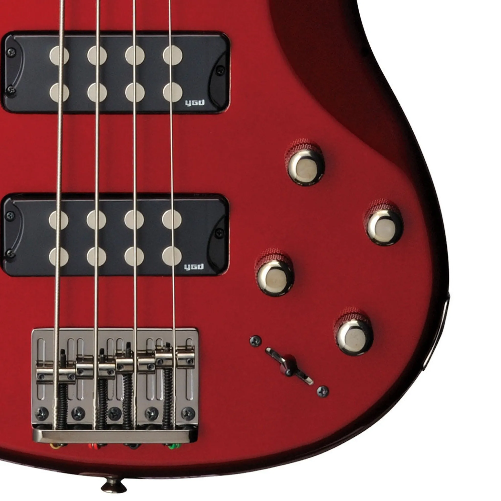 BAJO ACTIVO YAMAHA TRBX304 DE 4 CUERDAS CANDY APPLE RED