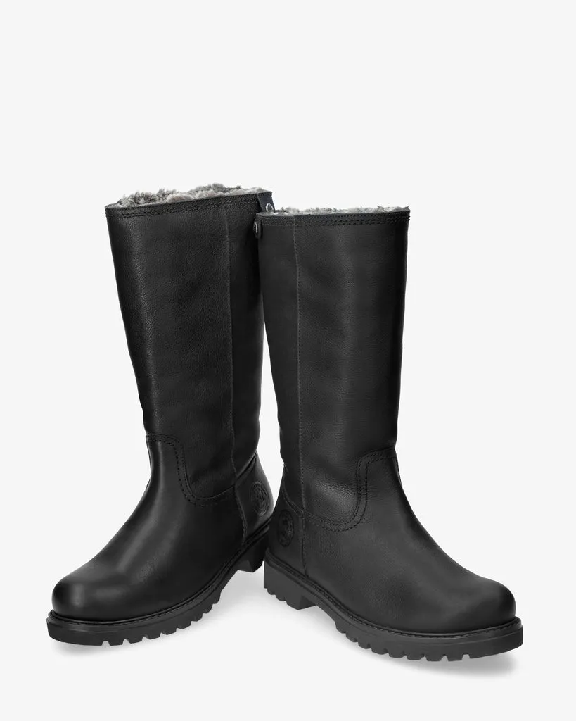 Bambina B60 Botas de piel con forro interior de pelo.