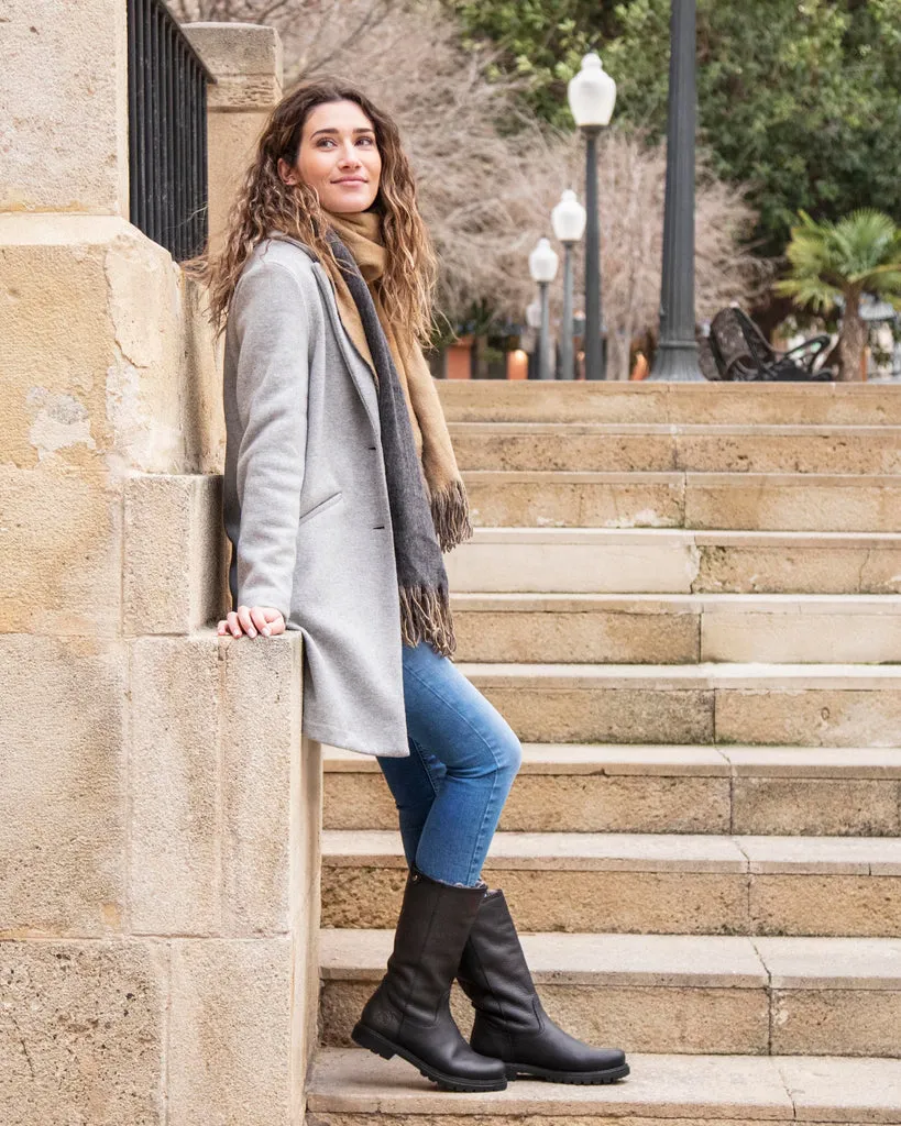 Bambina B60 Botas de piel con forro interior de pelo.