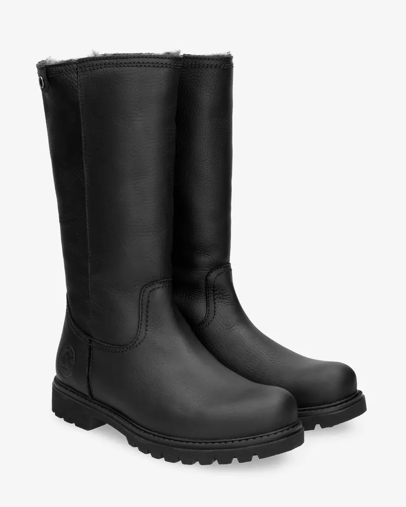 Bambina B60 Botas de piel con forro interior de pelo.