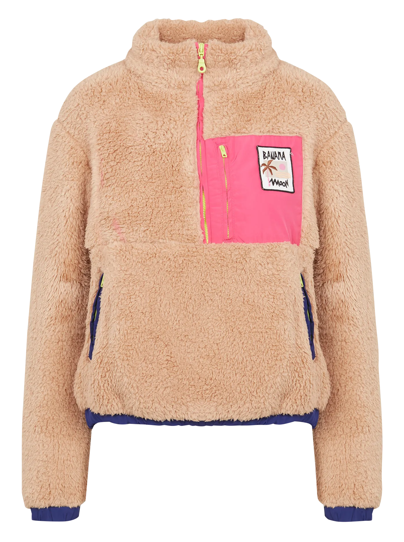 BANANA MOON STOWE TRICOOL  POLAR DE CUELLO ALTO EN BEIGE