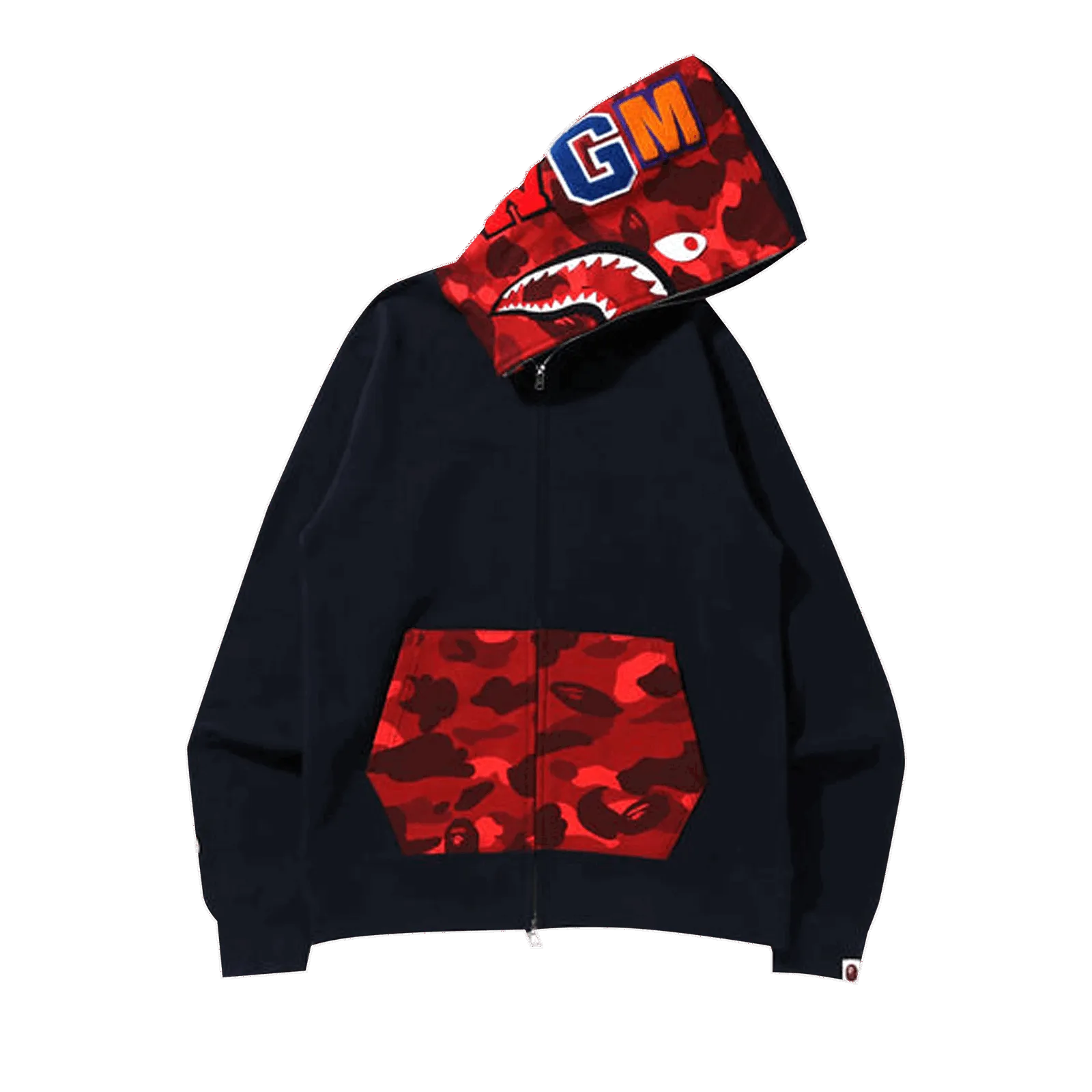 BAPE Color Camo Shark Full Zip Hoodie