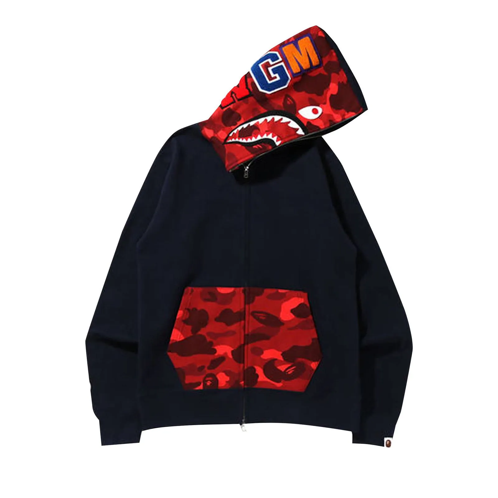 BAPE Color Camo Shark Full Zip Hoodie