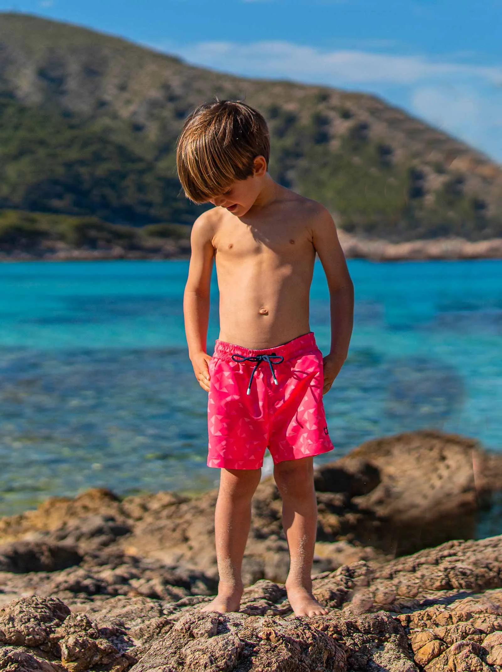Bañador niño fucsia – Fish Kids