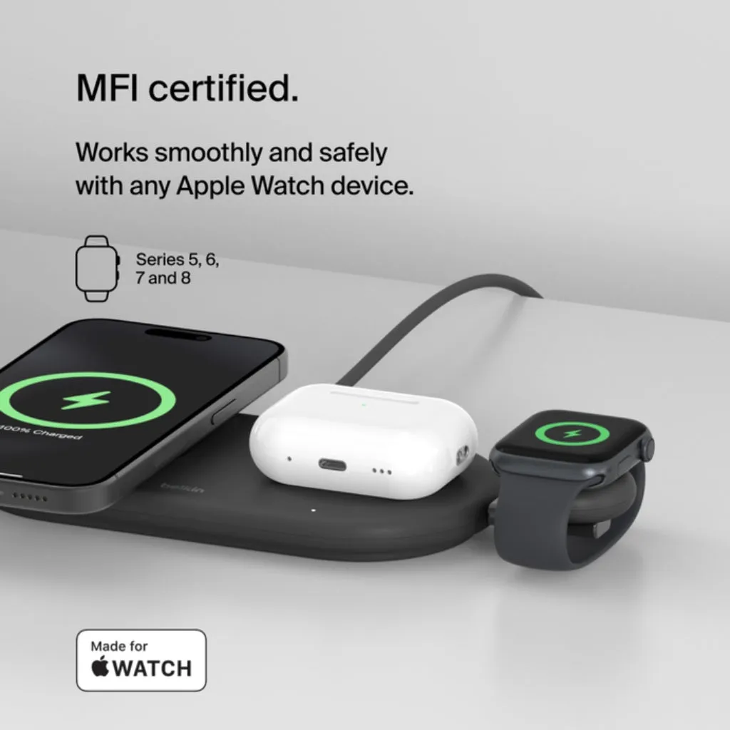 BELKIN CARGADOR INALáMBRICO PORTáTIL USBC PARA APPLE WATCH