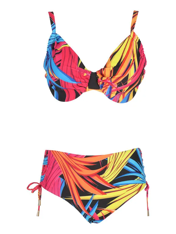 Bikini 4 You Bikini de mujer con aros y braguita de talle alto.
