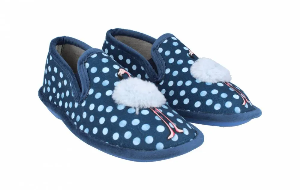 BIORELAX  ZAPATILLAS MUJER CERRADA FLAMENCO ÍNDIGO