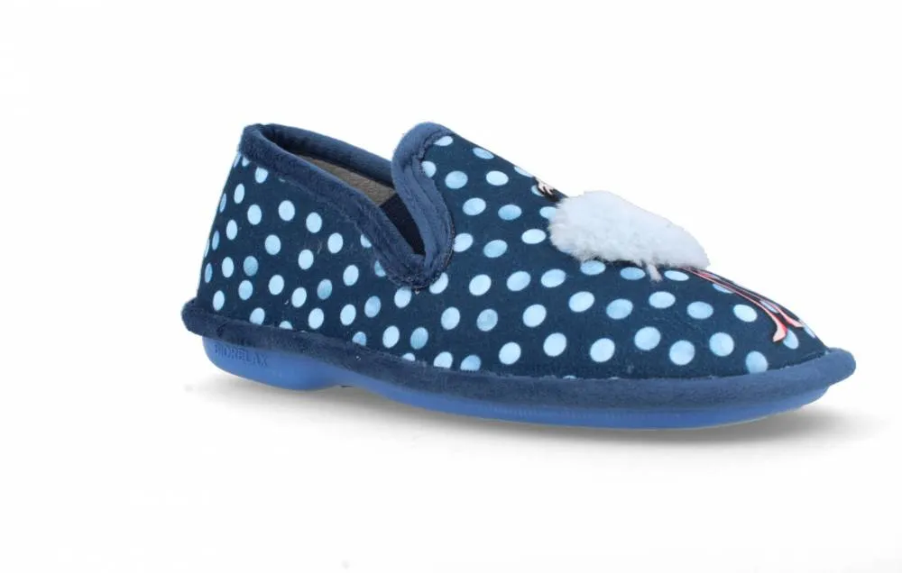 BIORELAX  ZAPATILLAS MUJER CERRADA FLAMENCO ÍNDIGO