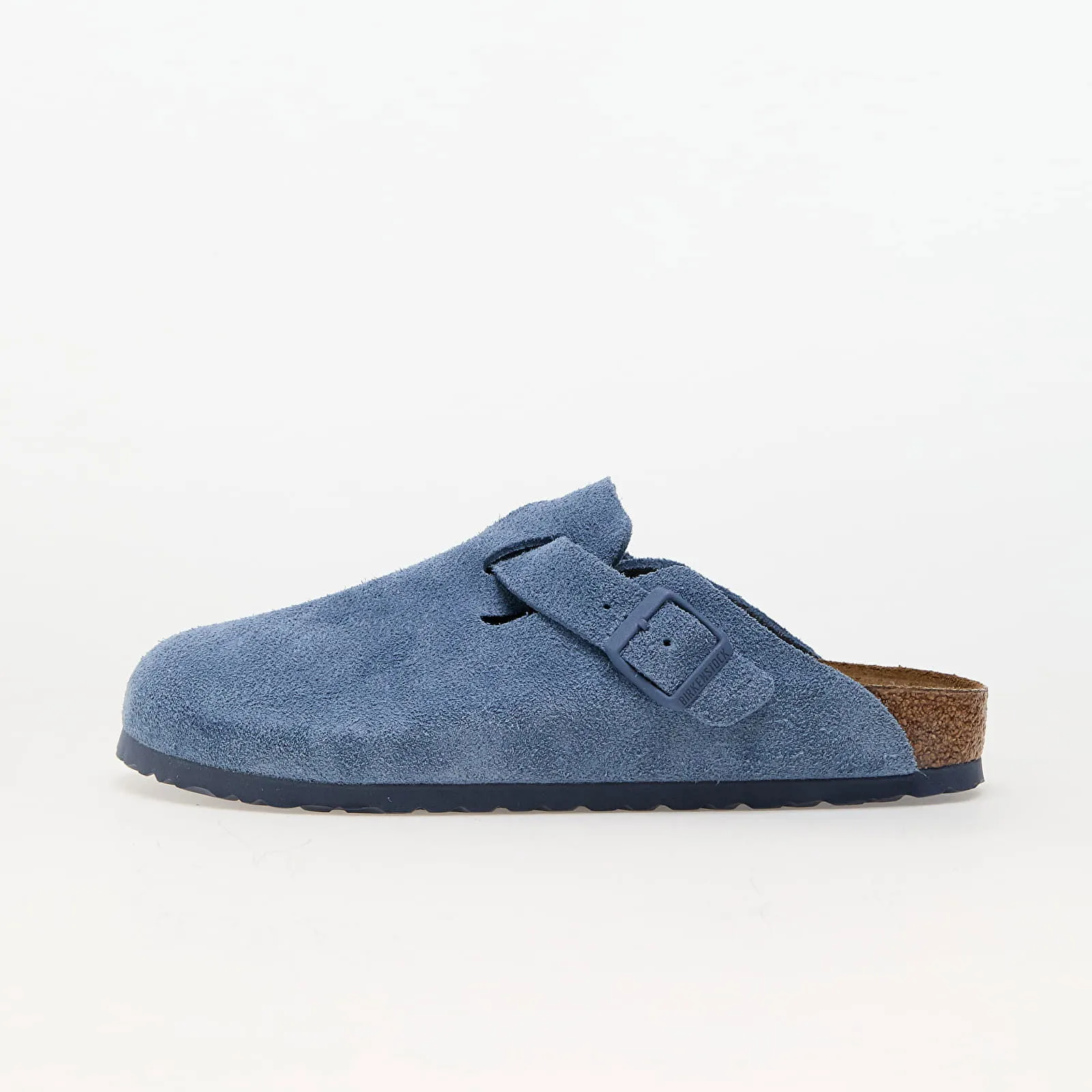 Birkenstock Boston BS Suede Leather Elemental Blue