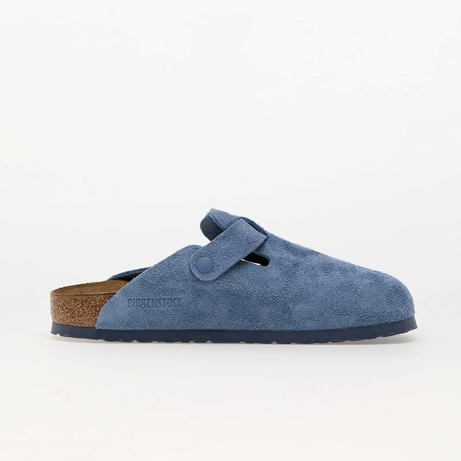 Birkenstock Boston BS Suede Leather Elemental Blue