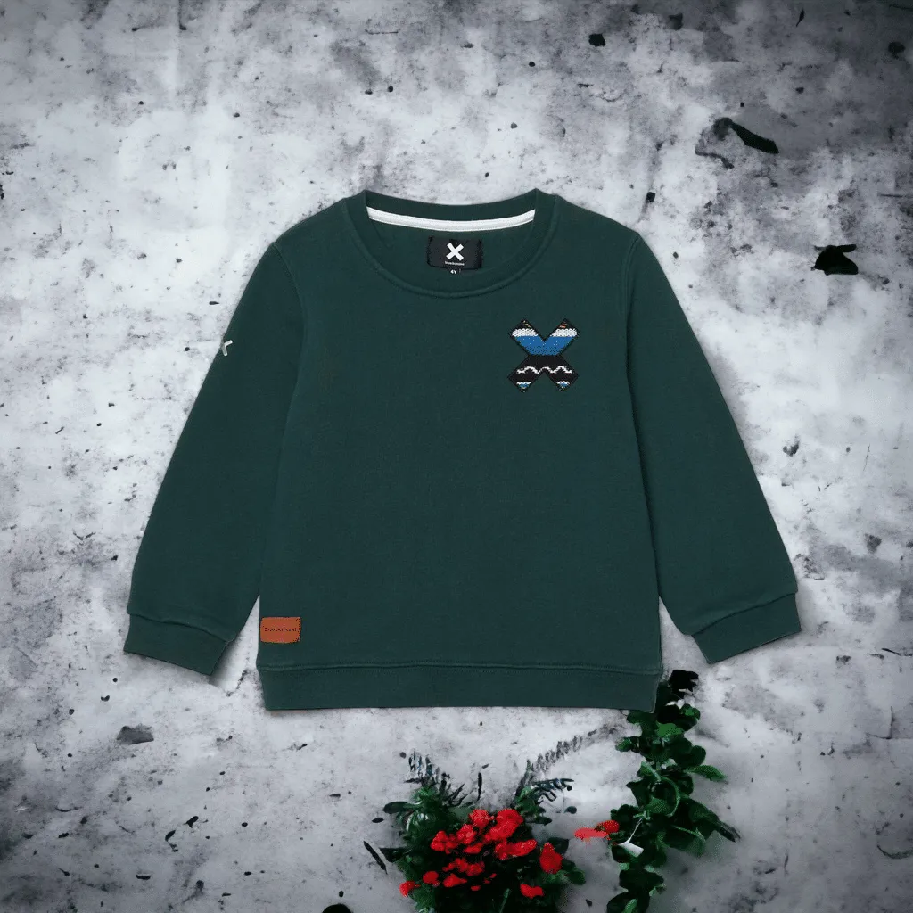 Blue Banana Brand Kids – Sudadera green Classic
