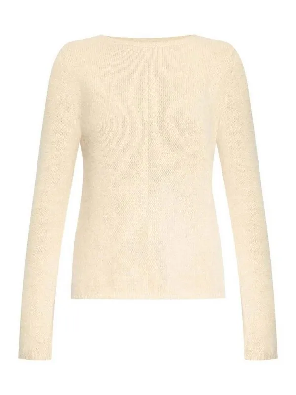 BLUMARINE SUéTER CUELLO REDONDO  CREMA