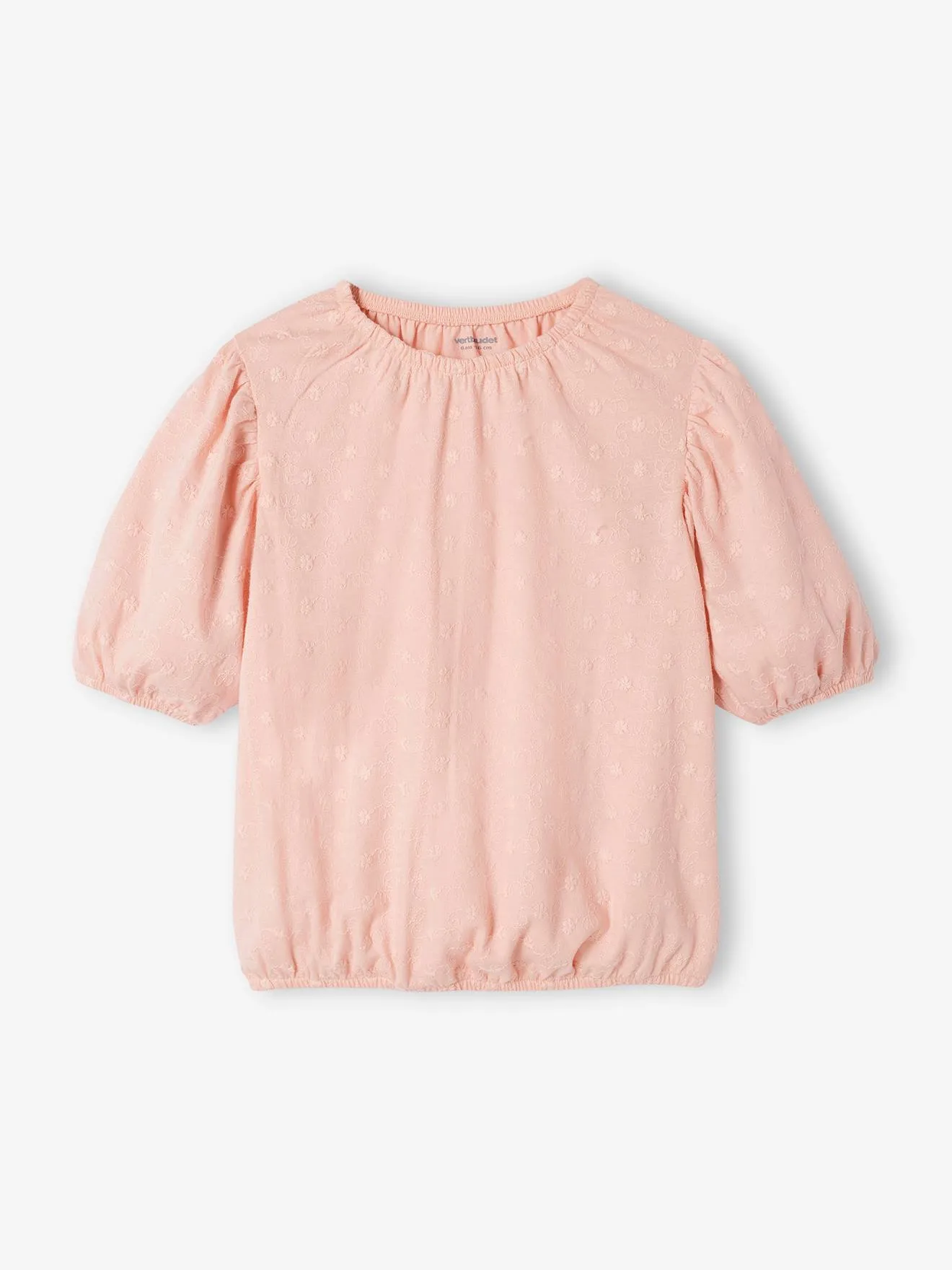 Blusa de punto calado para niña