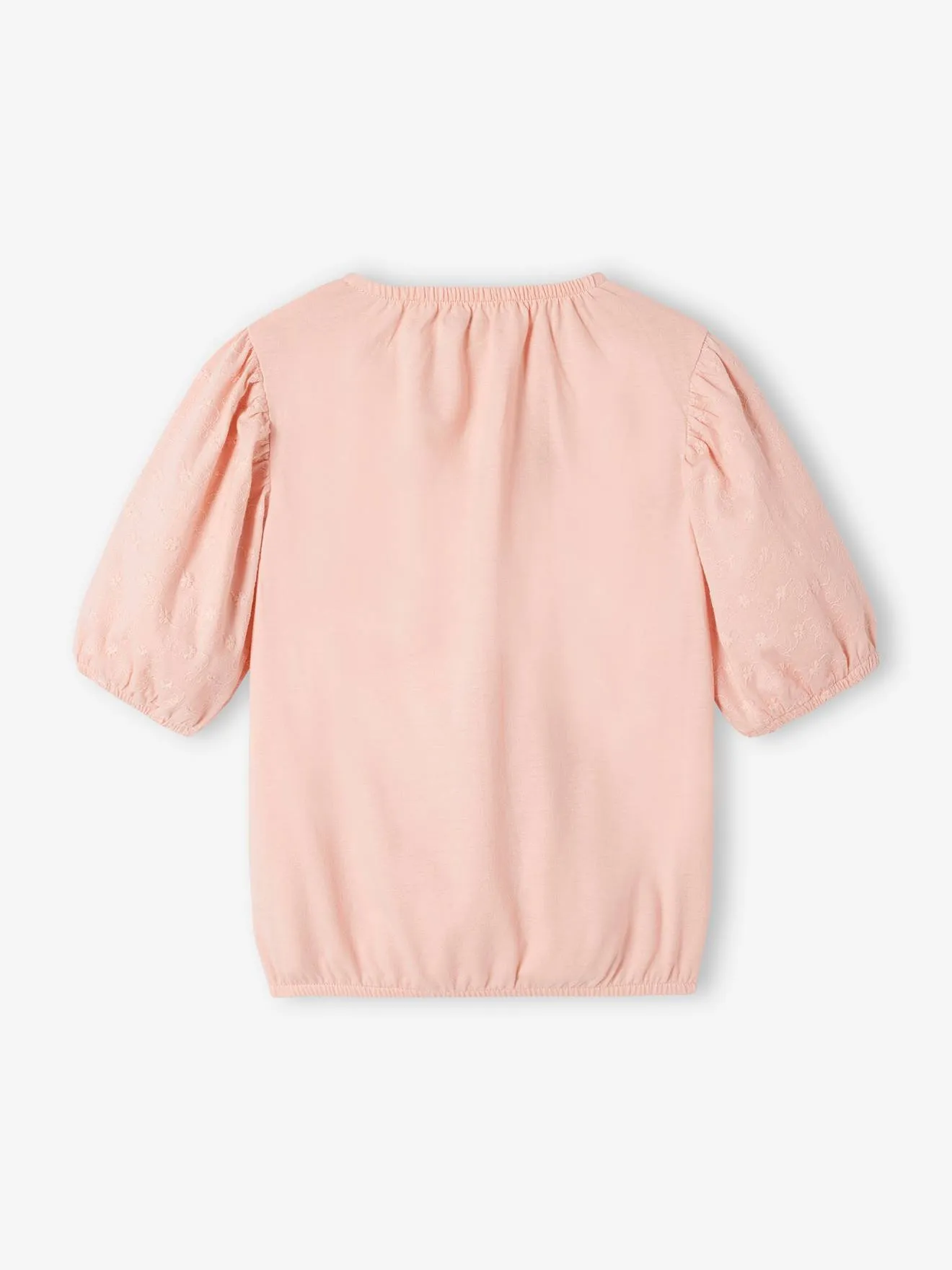 Blusa de punto calado para niña
