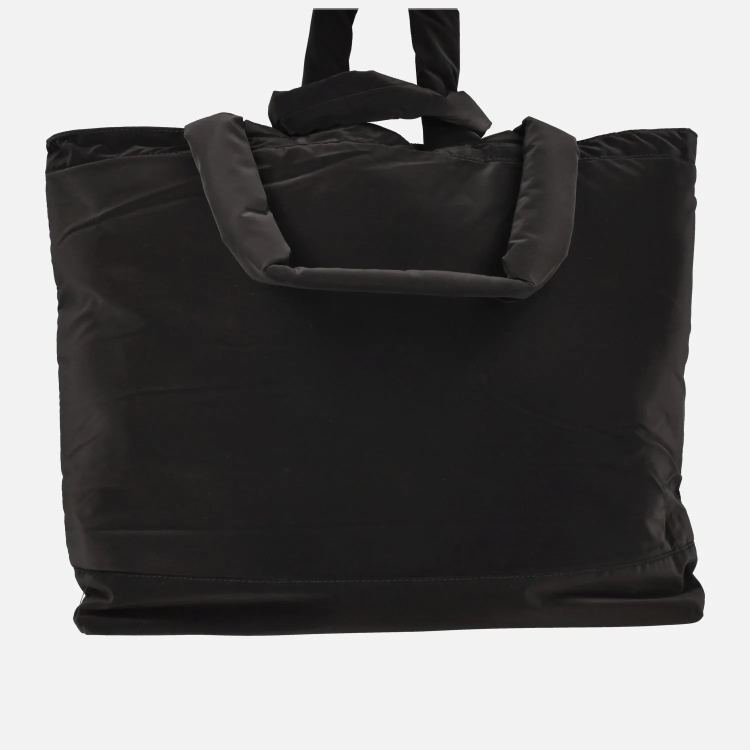 Bolsas shopper en nylon metalizado negro de Victoria