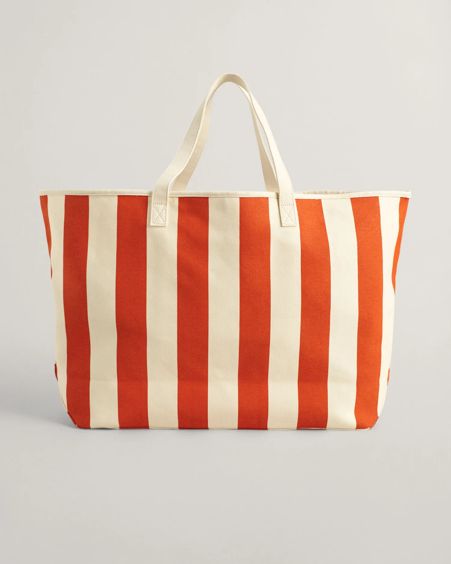 Bolso de playa de lona a rayas