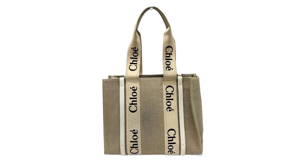 Bolso Tote Chloé Beige 