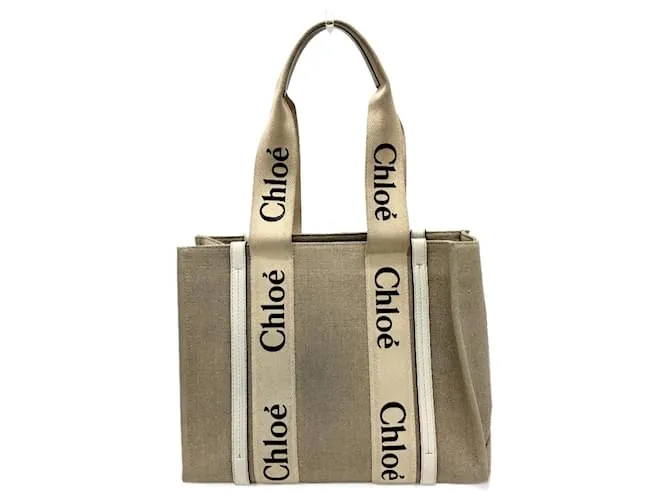 Bolso Tote Chloé Beige 