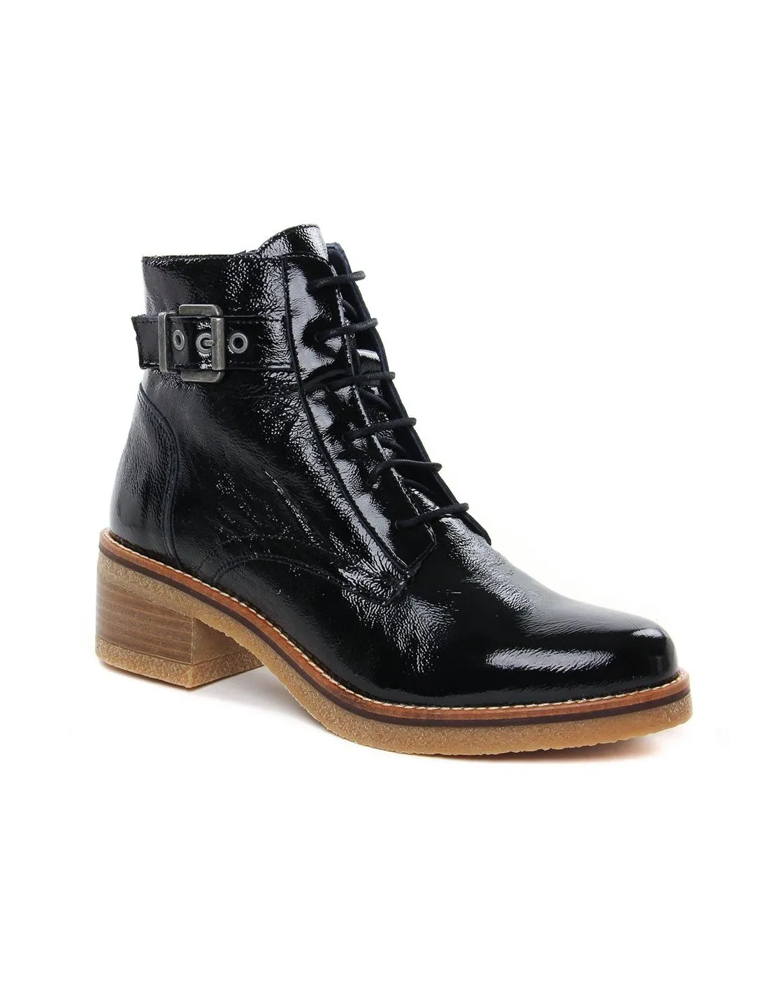 BOTAS DE MUJER DORKING by Fluchos 8686 NEGRO