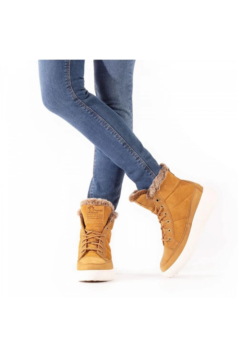botas otoño invierno panama jack ocre raquel b3
