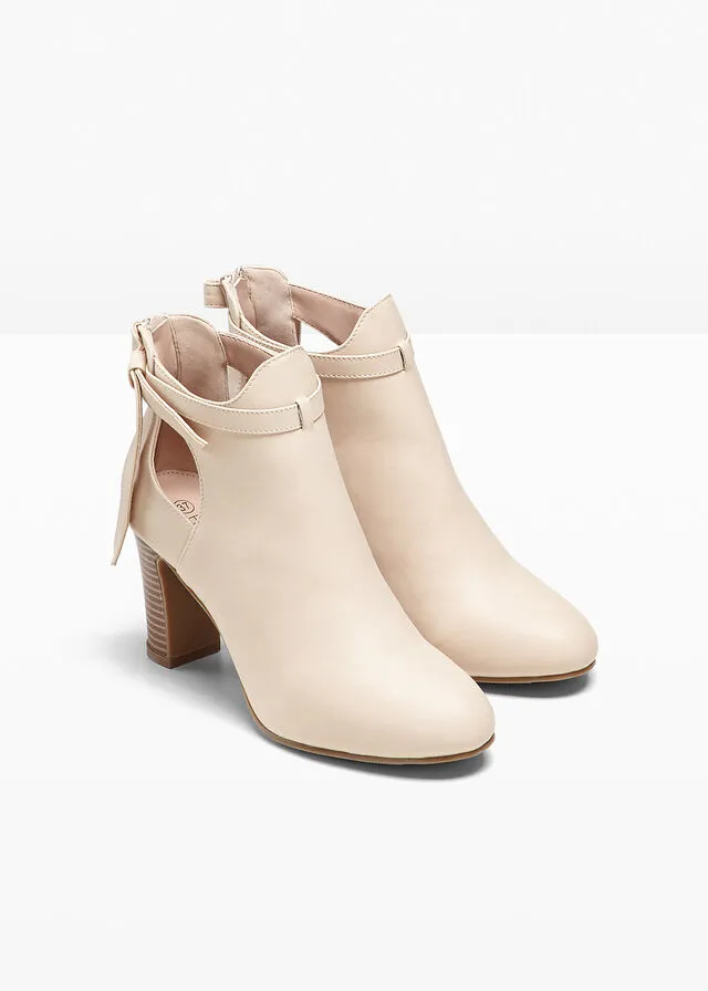 Botines Beige