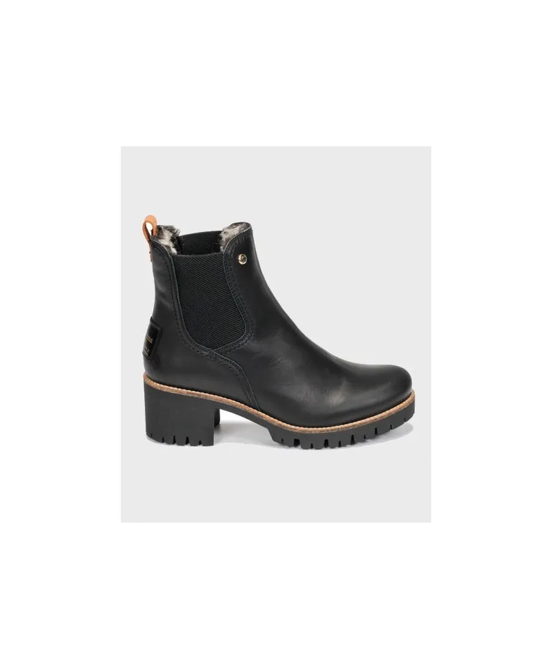 Botines Chelsea PANAMA JACK Pia Negro Chica Mujer