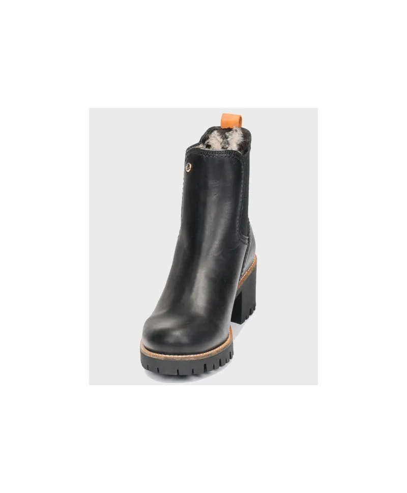 Botines Chelsea PANAMA JACK Pia Negro Chica Mujer