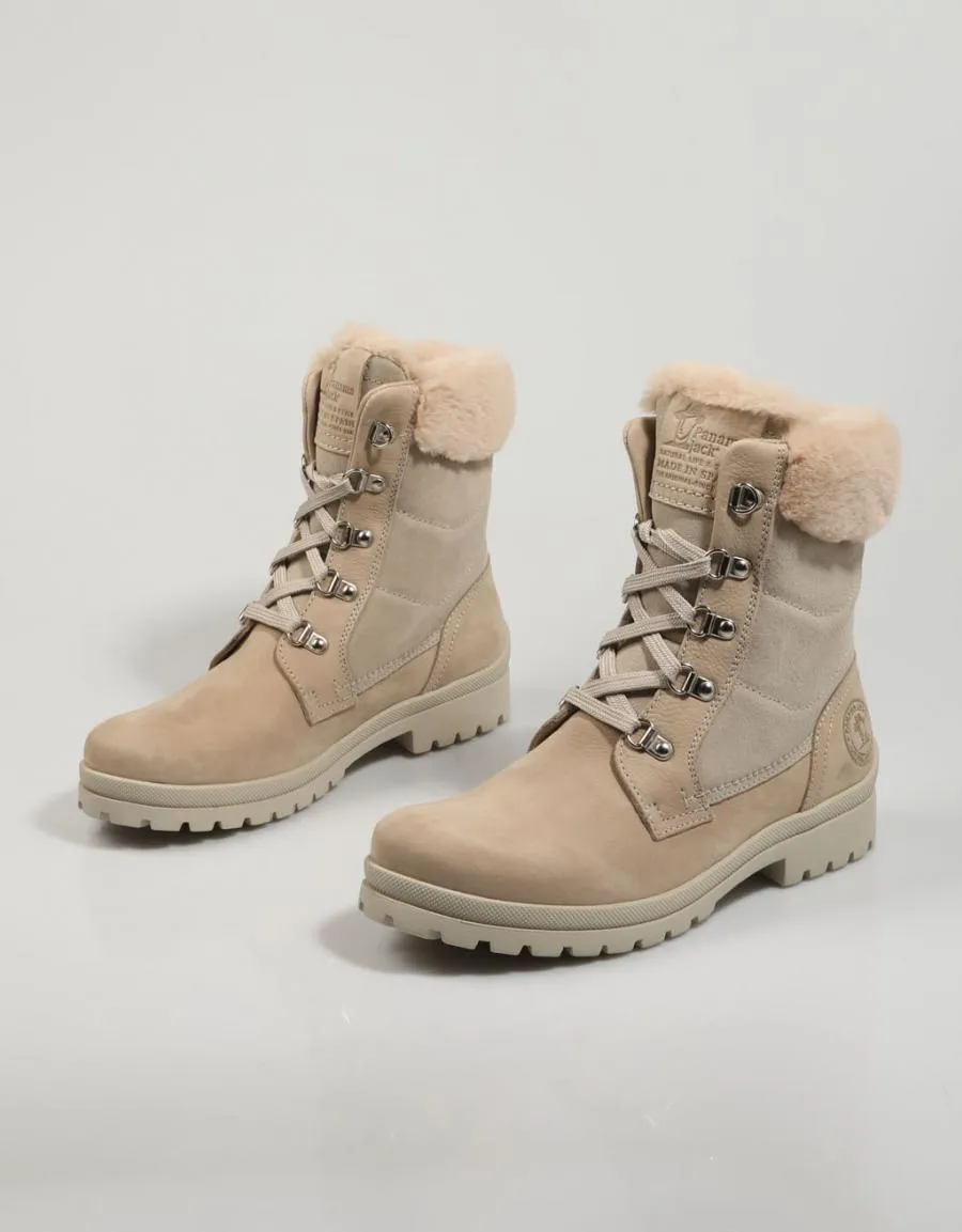  botines PANAMA JACK Tuscani en Beige 80404