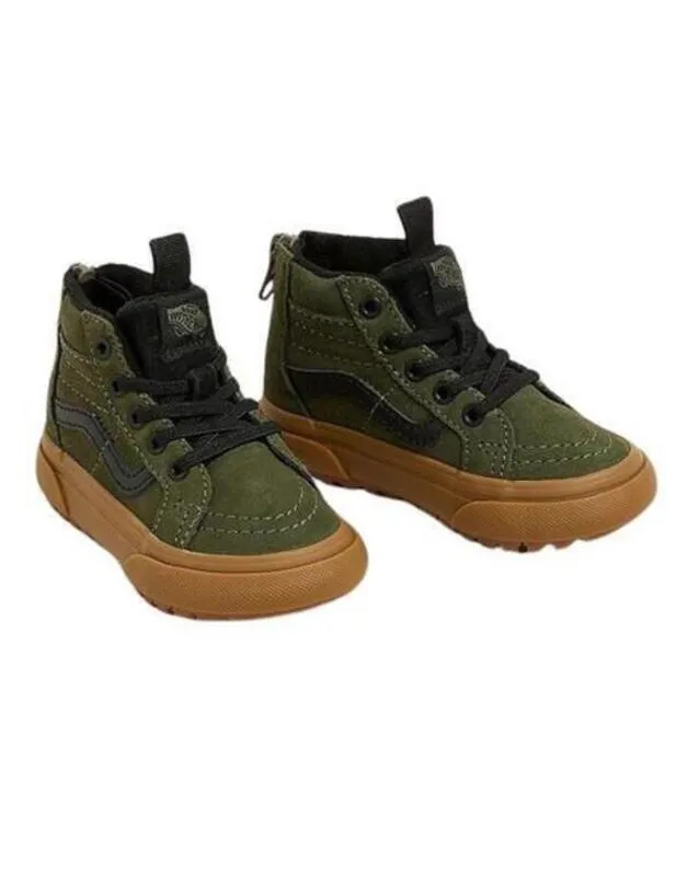 BOTíN VANS MTE SK8HI ZIP EN VERDE PARA NIñOS