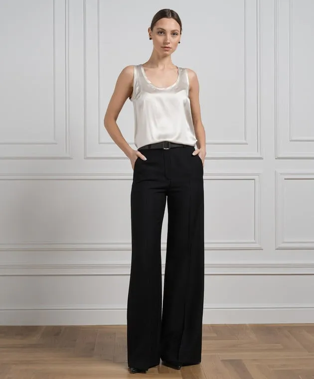 Brunello Cucinelli Beige silk top