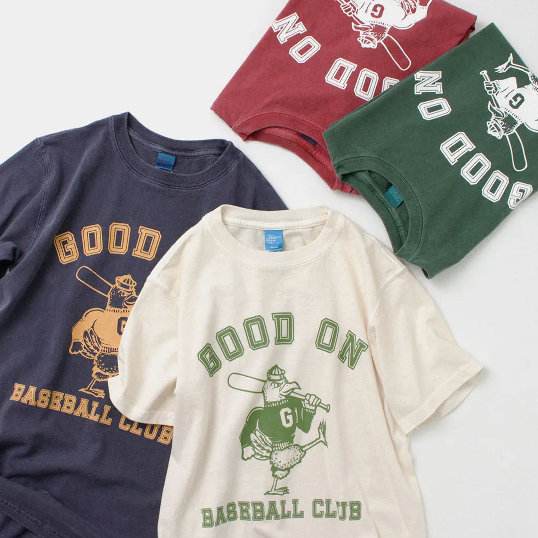 Buena camiseta de manga corta del club de béisbol