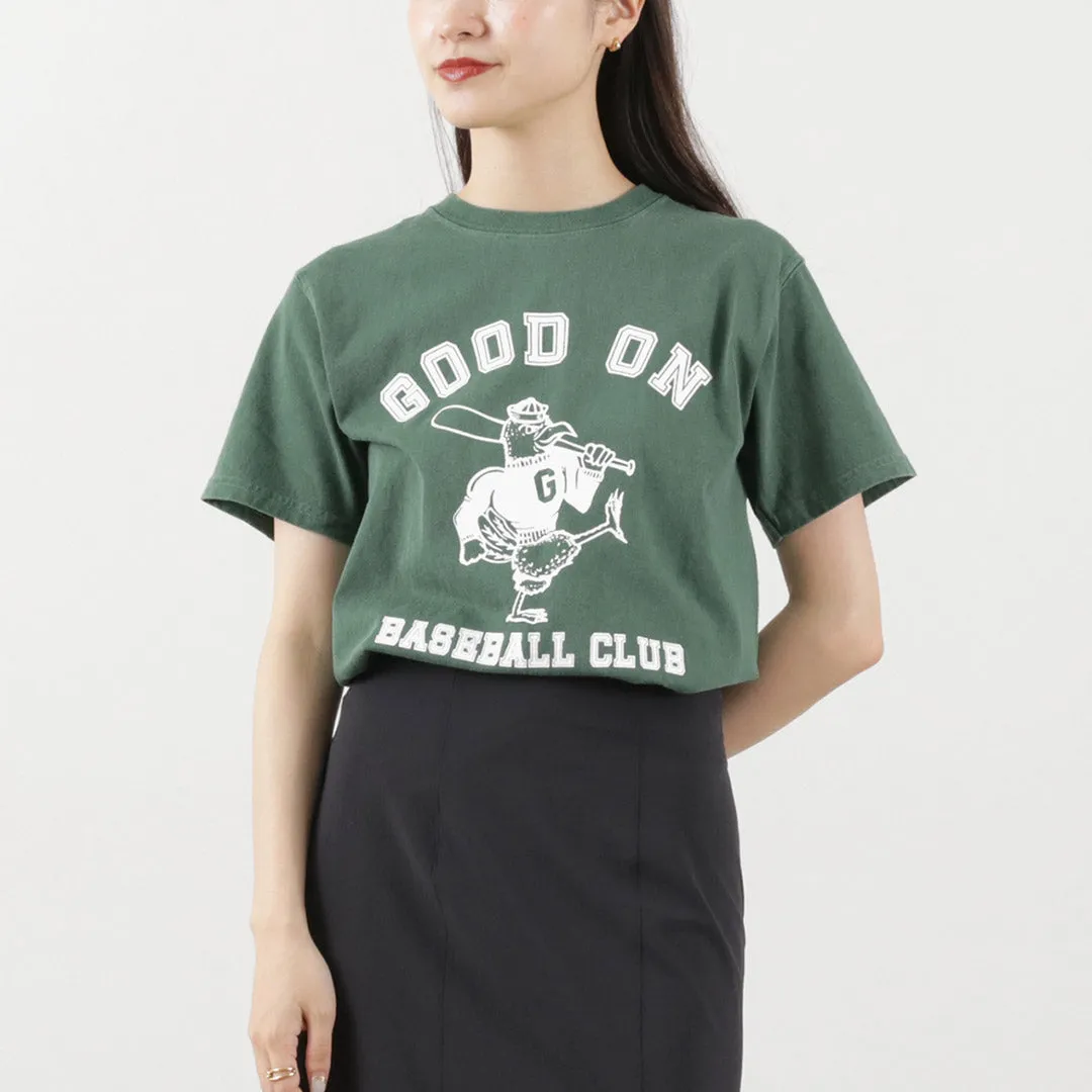 Buena camiseta de manga corta del club de béisbol