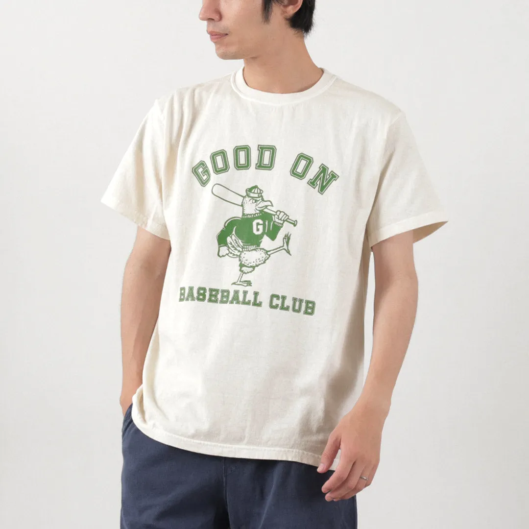Buena camiseta de manga corta del club de béisbol