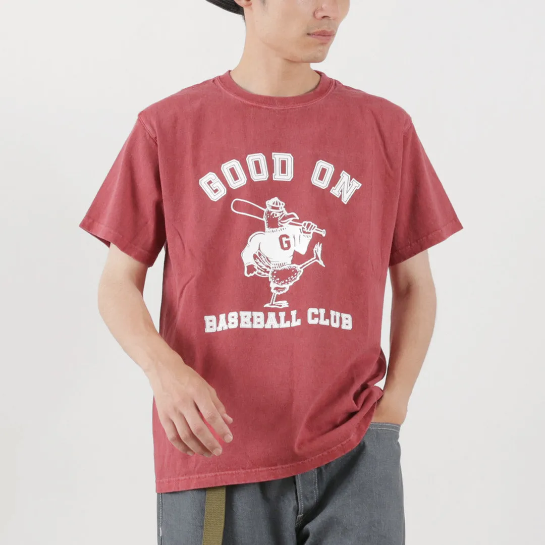Buena camiseta de manga corta del club de béisbol